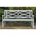 Teak Garden Bench - Sandringham in Pavilion Grey